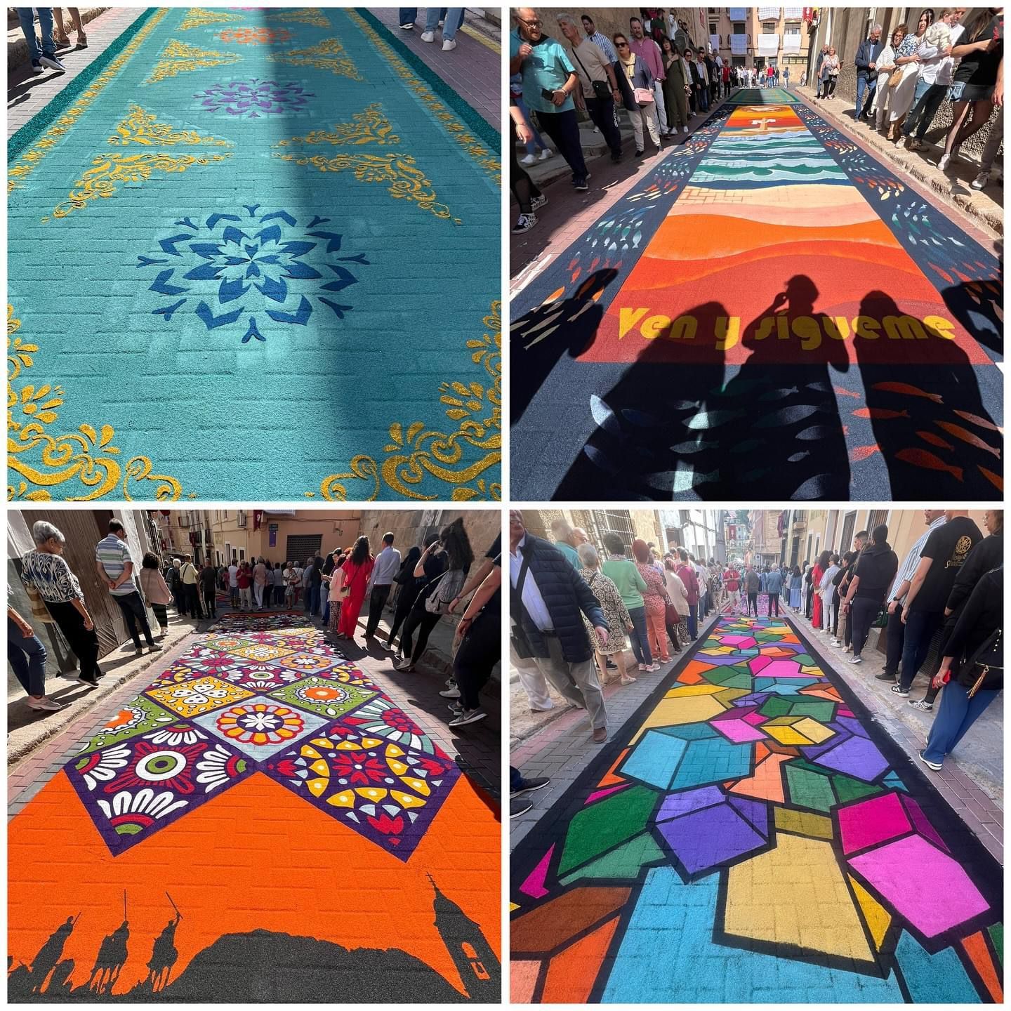 alfombras de serrín de elche de la sierra castilla-la mancha